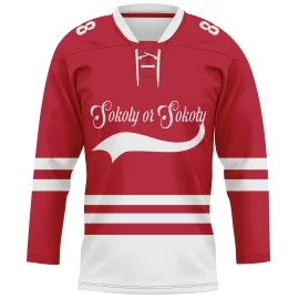 Customized professional sublimation sports hockey jersey design 16