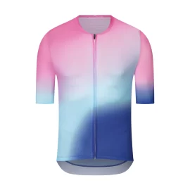 Customized cycling suit sublimation round neck sports design 03