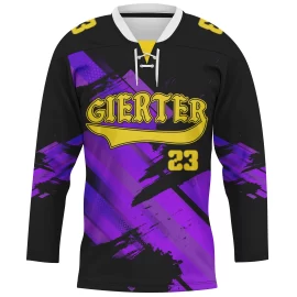 Customized professional sublimation sports hockey jersey design 03