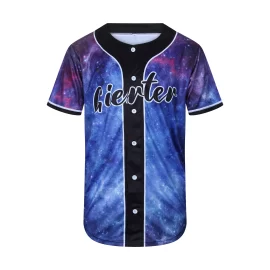 custom baseball t shirts sublimation Twill button down design