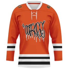 Customized professional sublimation sports hockey jersey design 06