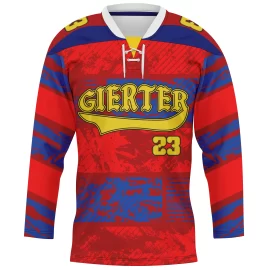 Customized professional sublimation sports hockey jersey design 02