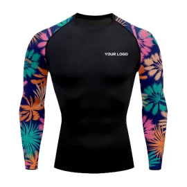 Custom sublimation diving suit UPF50+ long sleeve sun protection clothing