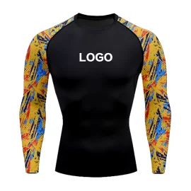 Custom sublimation diving suit UPF50+ long sleeve sun protection shirt 02