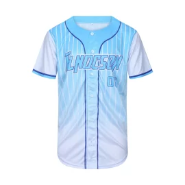 baseball jersey shirts custom sublimation Twill button down design