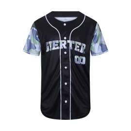 custom baseball jersey maker sublimation neck jersey design