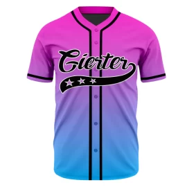 Custom 3D Baseball Jersey sublimation Full button down sports design