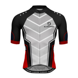 Custom Cycling Jersey Sublimation Short Sleeve Full Zip Jersey Design 12