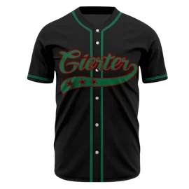 Custom baseball shirt sports uniform design Full button down sports design