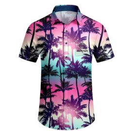 custom beach shirts hawaiian coconut print beachwear clothing designer beachwear