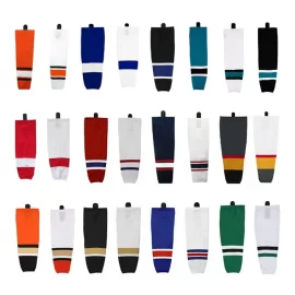 Wholesale custom ice hockey uniform player socks personalized custom hockey uniform socks