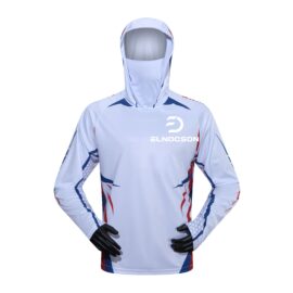 OEM custom mens fishing clothing​ Sublimation sun fishing hoodie