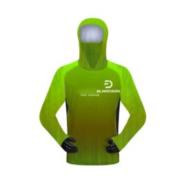 Custom sublimation hoodie solid color printed fishing wear your logo