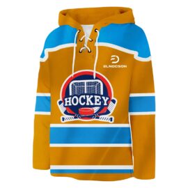 wholesale Classic hockey lace hoodie personalized nhl sweatshirts youth mens